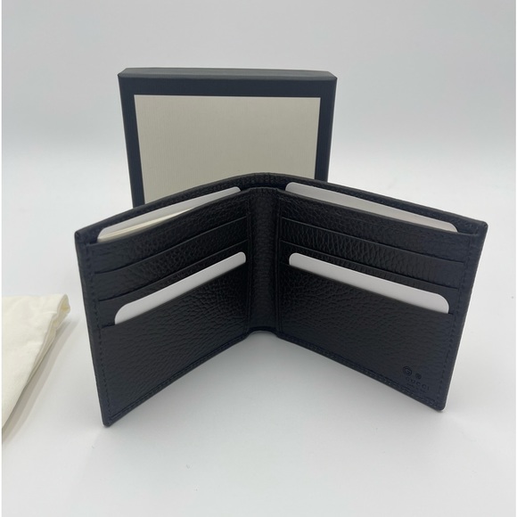 Gucci GG Canvas Brown/Beige Leather Bifold Wallet 260987 - Picture 3 of 7